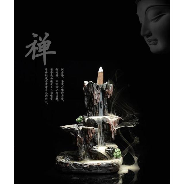 香炉 逆流香 セラミック 流川香 流れる煙 アンティーク アロマセラピー