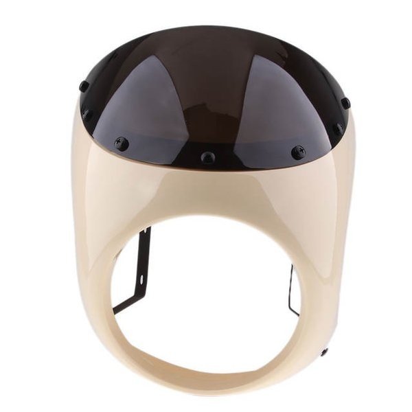 汎用ハーフロケット マスクカウル スモークスクリーン付カフェレーサー