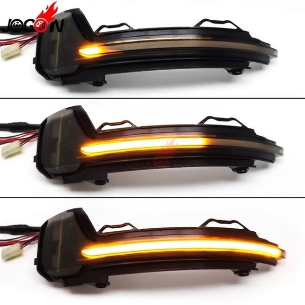 トゥアレグ led シグナル 汎用 ティグアン vw mk2 2017 2018 2019 mk3 ダイナミック ターン_4