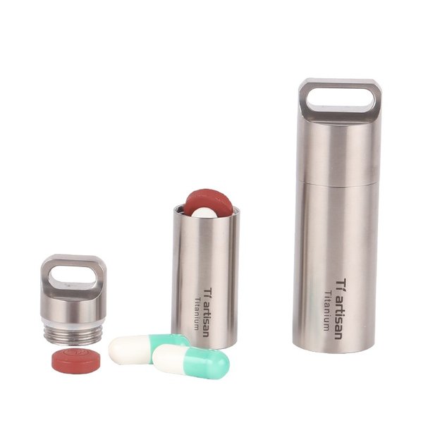 Tiartisan 防水 ポータブル チタン ケース 3個セット 収納 ボックス キーホルダー ラウンドボックスの通販はau Pay マーケット リンクルモイスト