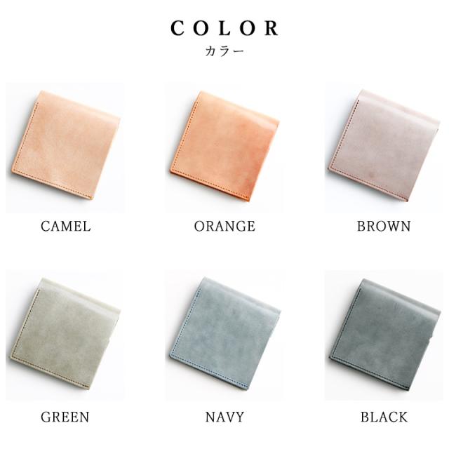 SHUTTO QUARTET 栃木レザー ミニ財布 本革 二つ折り 財布 メンズ