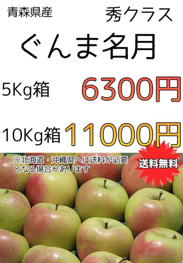 りんご 5Kg 送料無料 青森県産 ぐんま名月 秀品 5kg 幻の りんご 青森 ぐんま 名月 りんご 5Kg 正品 ギフト お歳暮 ギフト 11月下旬頃からの通販は