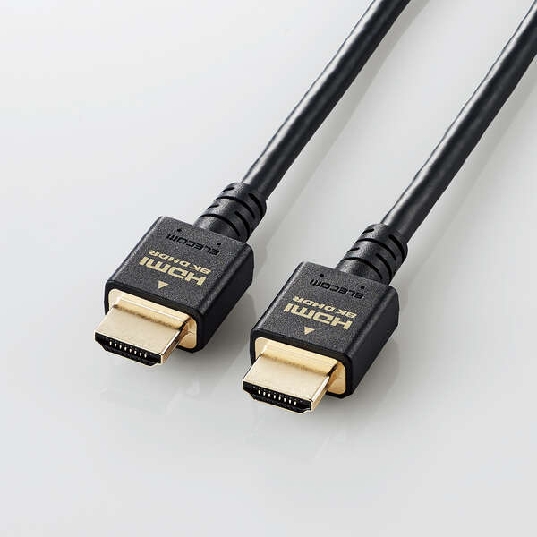 即納 エレコム HDMI ケーブル HDMI2.1 ウルトラハイスピード 8K4K対応 3m ブラック