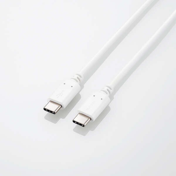 即納 エレコム Type-Cケーブル USB-C → USB-C 充電 データ転送用 PD対応 最大100W 5A USB2.0 コンパクトコ...の通販は