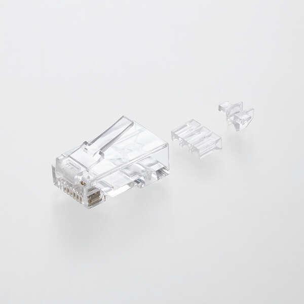 エレコム RJ45コネクタ CAT6・CAT6A対応 単線・ヨリ線対応 100個入り LD-6RJ45T100RJ45コネクタ100個入 エレコム RJ45コネクタ ロードバー付き 100個入り LD-6RJ45T100⁄L 沖縄