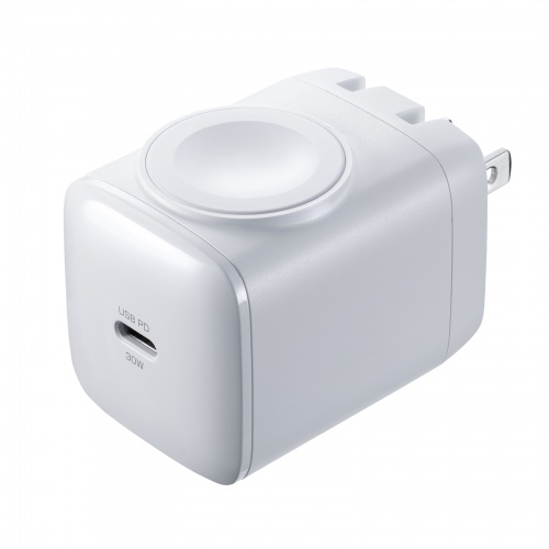 即納 サンワサプライ USB PD対応AC充電器（PD30W・Apple Watch充電）