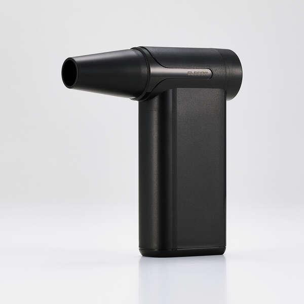 即納 エレコム エアダスター 電動 USB 充電式 強力 ブロワー 8段階風量調整 ノズル付属 【 PC キーボード 車内 エアコン ホコリ ...