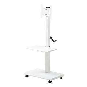 即納 サンワサプライ 壁寄せ手動上下昇降液晶ディスプレイスタンド CR-LAST24 26,121円
