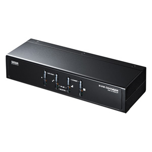 即納 サンワサプライ PS/2・USB両対応パソコン自動切替器(4:1) SW-KVM4UP