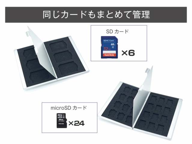 Sdカードケース アルミ Sd Microsd コンパクトフラッシュメモリ 全4タイプ 両面タイプ 収納 整理 大容量 コンパクト 薄め ロジックの通販はau Pay マーケット パソ電通信au店