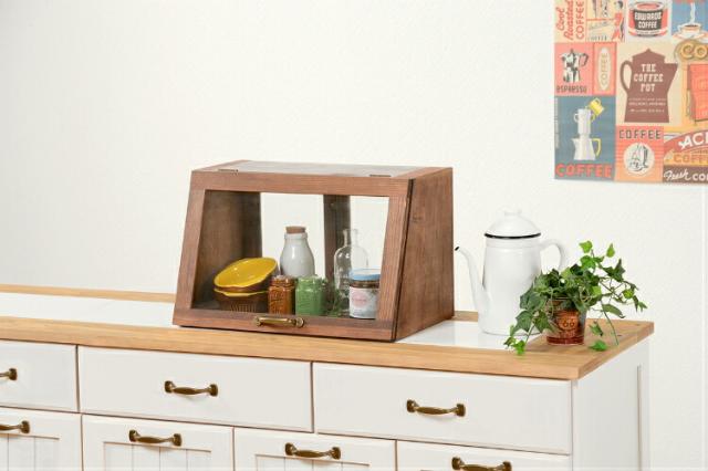 カウンター上 収納 ラック ガラスケース 白 おしゃれ カウンター上収納 ホワイト ショーケース 目隠し 木製 北欧 収納ボックス 調味料 台の通販はau Pay マーケット サムライ家具 Au Pay マーケット店