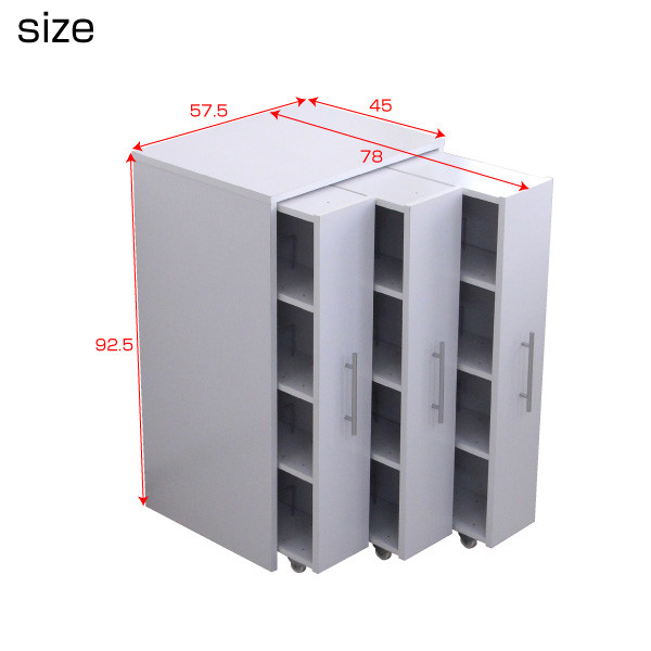 本棚 キャスター付き 漫画 コンパクト コミック 収納 漫画収納 棚 漫画棚 コミックラック 白 ロータイプ ホワイト ラック 木製 北欧の通販はau Pay マーケット サムライ家具 Au Pay マーケット店