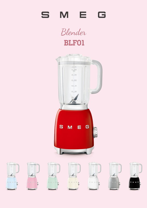 日本正規品】smeg Blender BLF03 Pink ピンク /SMEG/スメッグ