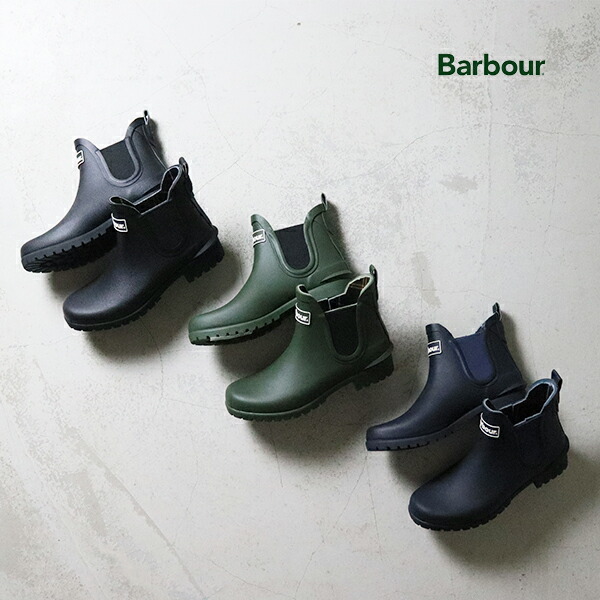 Barbour バブアー / Wilton サイドゴア ショート レインブーツ（レディース) (LRF0066)_1