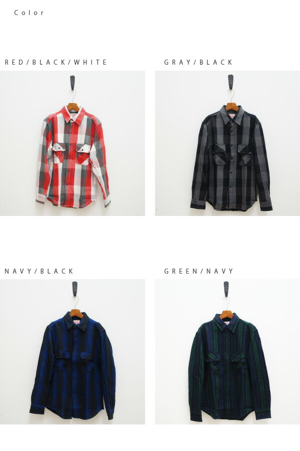 BIG MIKE ビッグマイク / HEAVY FLANNEL SHIRTS ヘビーフランネルシャツ (101935) メンズ (2019秋冬)_2