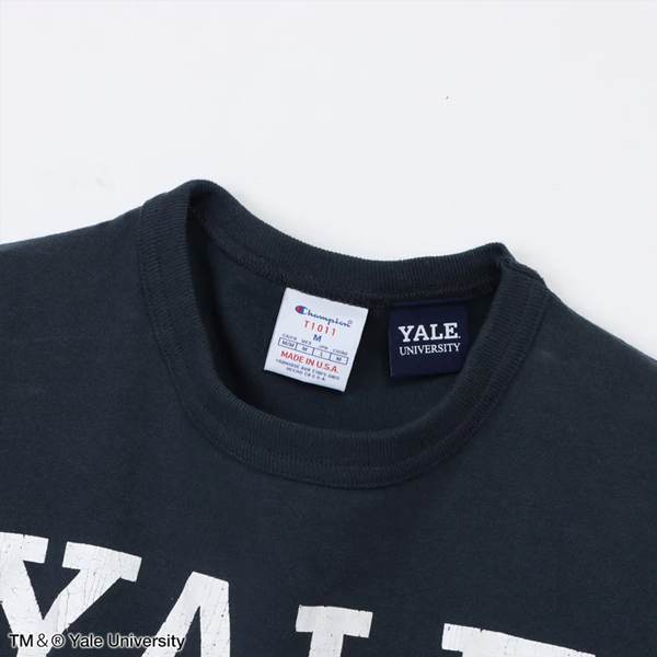 チャンピオン Champion / ティーテンイレブン ショートスリーブTシャツ / YELE University イェール大学 / MADE IN USA / C5-D306 / 厚手 ヘビーウェイト USA製 半袖 メンズ レディース / 2026春夏 / ネコポス対応_4
