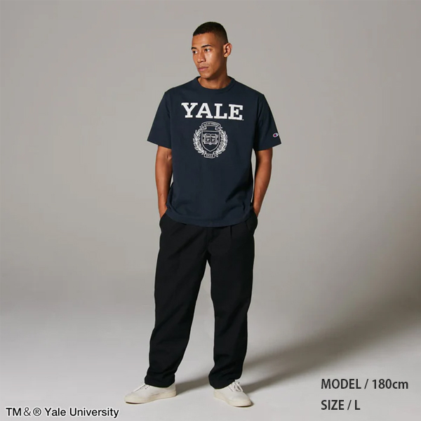 チャンピオン Champion / ティーテンイレブン ショートスリーブTシャツ / YELE University イェール大学 / MADE IN USA / C5-D306 / 厚手 ヘビーウェイト USA製 半袖 メンズ レディース / 2026春夏 / ネコポス対応_5