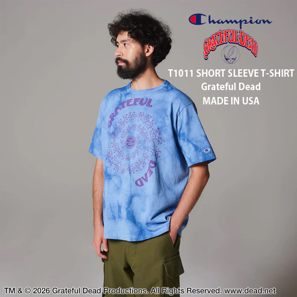 チャンピオン Champion / ティーテンイレブン ショートスリーブTシャツ Grateful Dead / MADE IN USA / C5-D308 / 厚手 ヘビーウェイト USA製 ロックT バンドT 半袖 メンズ レディース / 2026春夏 / ネコポス対応_1