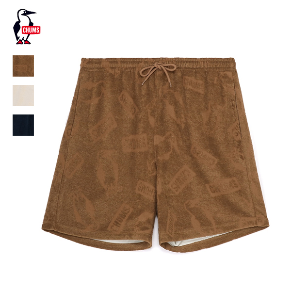 チャムス CHUMS / Chumley Pile Shorts チャムリーパイルショーツ / CH03-1425 / パイル素材 ショーツ 短パン ジャカード編み / ハーフパンツ / 2026春夏