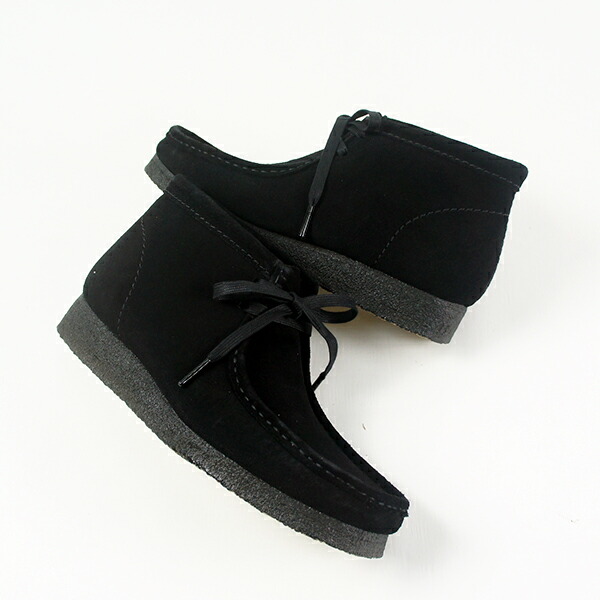 CLARKS クラークス / Wallabee Boot メンズ ワラビーブーツ (ブラックスエード) (129826155517) (CLARKS ORIGINALS)_5