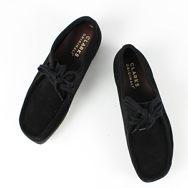 CLARKS クラークス / Wallabee メンズ ワラビー (ブラックスエード) (26155519) (CLARKS ORIGINALS)
