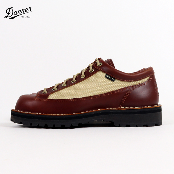 ダナー Danner / DANNER FIELD LOW R ダナーフィールド ロー アール / メンズ / D123200 / V.BROWN/KHAKI / ジッパーユニット / 2way / GORE-TEX / Vibramソール / 防水レザー