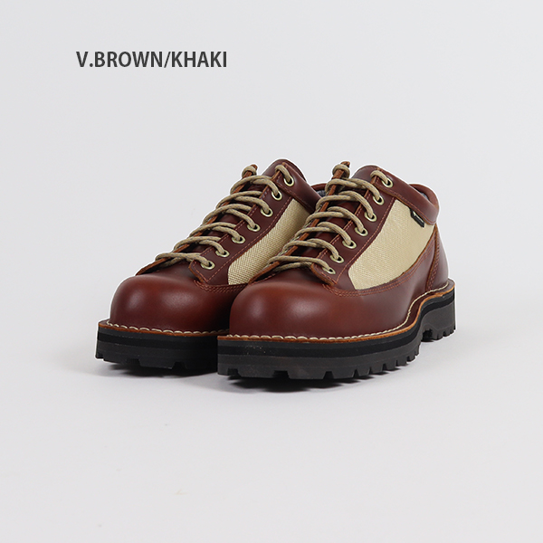 ダナー Danner / DANNER FIELD LOW R ダナーフィールド ロー アール / メンズ / D123200 / V.BROWN/KHAKI / ジッパーユニット / 2way / GORE-TEX / Vibramソール / 防水レザー_2