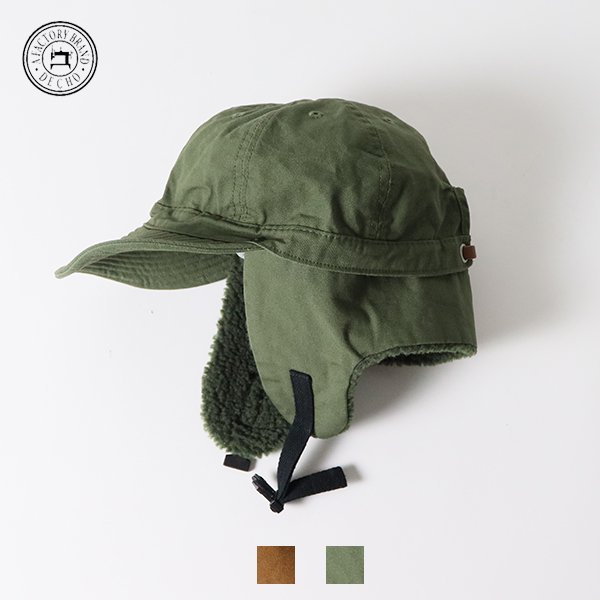 20%OFF / デコー / DECHO / コメキャップ イヤーマフ / KOME CAP EAR MUFF / OLIVE / BROWN / 10-15AD24 / キャップ 帽子 / ユニセックス / 日本製 / 2024秋冬