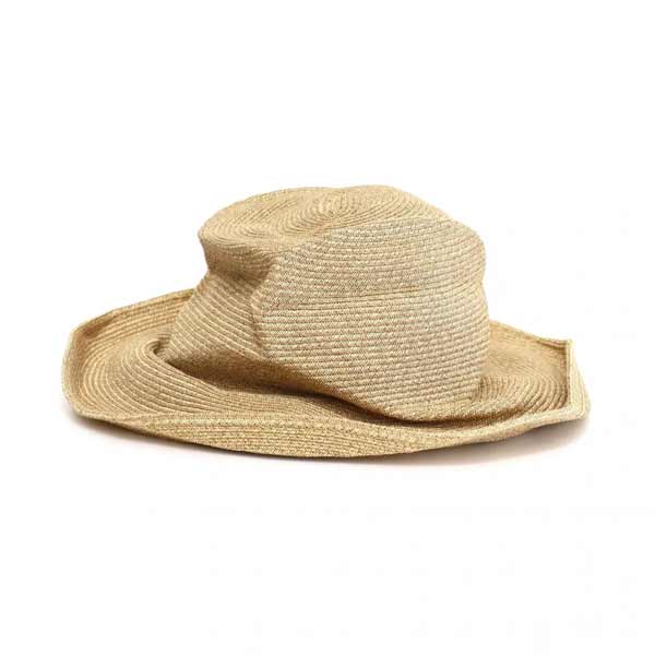 デコー / DECHO / WASHI BRAID CRASH HAT 和紙ブレイドクラッシュハット / 4-7SD25 / 和紙 ハット 帽子 / ユニセックス / 日本製 / 2025春夏_3
