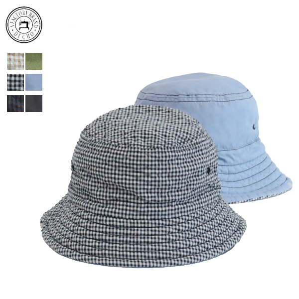 デコー DECHO / CHECK REVERSIBLE BUCKET HAT / 5-2SD26 / バケットハット 2WAY リバーシブル サッカーチェック ユニセックス / 日本製 / 2026春夏 / ネコポス対応 7,106円