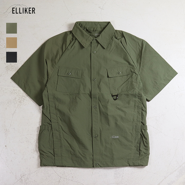 エリカー ELLIKER / Alston Short Sleeve Tech Shirt アルストン ショートスリーブテックシャツ / 41043 / 耐久撥水加工 通気性 防風 / ユニセックス / 2025春夏