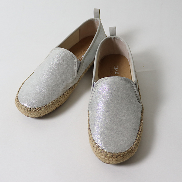 エミュ EMU / Gum llic メタリック エスパドリーユ スリッポン / W11964 / メタリックカラー / レディース / 2025春夏 20%OFF / エミュ EMU / Gum Metallic メタリック エスパドリーユ
