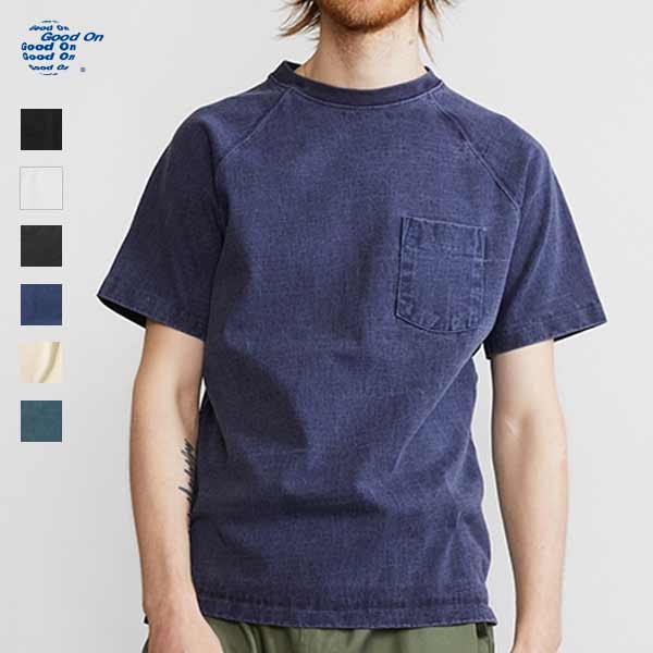 グッドオン GOOD ON / S/S RAGLAN HVY PKT TEE ヘビージャージーショートスリーブラグランポケットＴシャツ / GOST-1101 / シンプル / ラグランスリーブ / 日本製 / ユニセックス / 2025春夏 / ネコポス配送