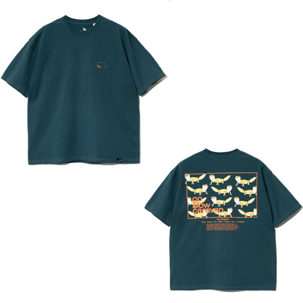 20%OFF / go slow caravan / USA/C スクエアLOGOバックプリント