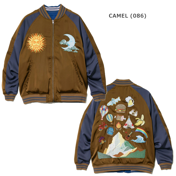 20%OFF / ゴースローキャラバン / エステルサテンリバーシブル