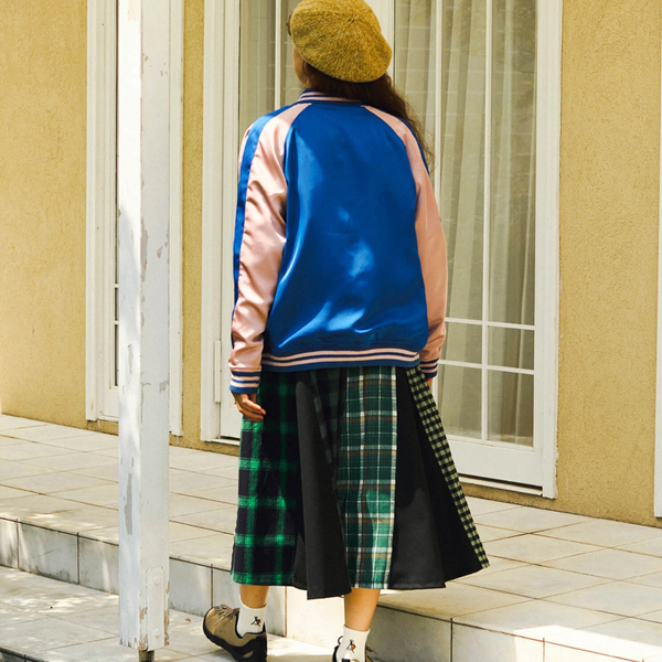 20%OFF / ゴースローキャラバン / エステルサテンリバーシブル