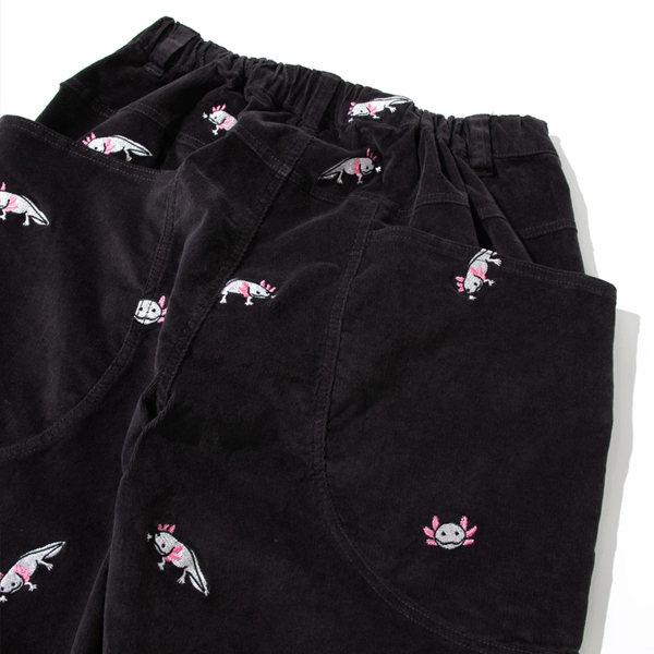 20%OFF / ゴースローキャラバン / ストレッチコーデュロイ総柄刺繍