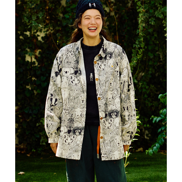 go slow caravan ゴースローキャラバン / アニマル/ワッペン ギャザー