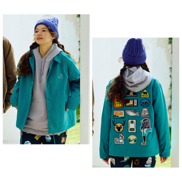 go slow caravan ゴースローキャラバン / T/Cキャンバスワッペンコーチ