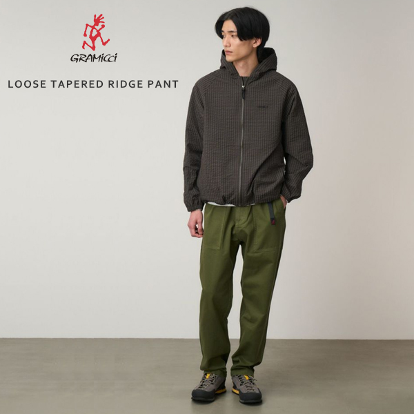 グラミチ GRAMICCI / LOOSE TAPERED RIDGE PANT ルーズテーパードリッジパンツ / G114-OGT / オーガニックコットンツイル / メンズ / 2025秋冬 / 2026春夏 新作_1