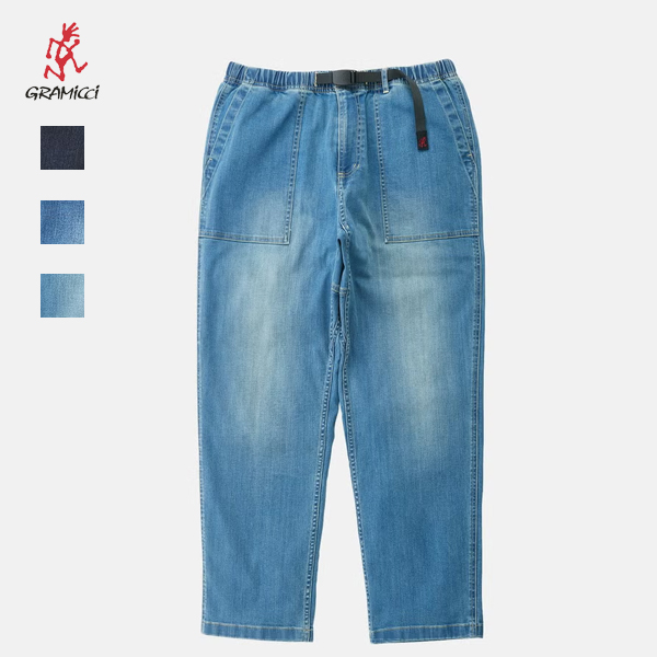 グラミチ GRAMICCI / STRETCH DENIM LOOSE TAPERED RIDGE PANT ストレッチデニムルーズテーパードリッジパンツ / GUP6-SJP009 / テーパードパンツ / メンズ / 2026春夏