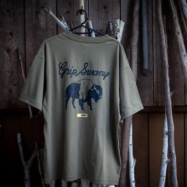 GRIP SWANY / BUFFALO TEE TEE バッファローTEE (GSC-74) (グリップスワニー) (2024春夏) (ネコポス配送)