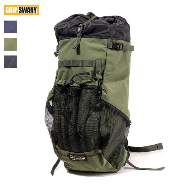 グリップスワニー GRIP SWANY / GS ROLL PACK ロールパック / GSMB0033 / ロールトップ バックパック / キャンプ トレッキング タウンユース / 35L / 2025春夏