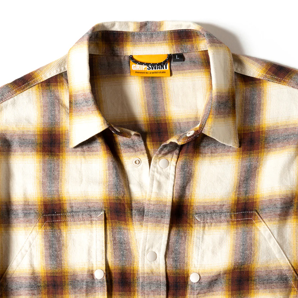 グリップスワニー GRIP SWANY / BRUSHED CHECK SHIRTS / GSMSH-071