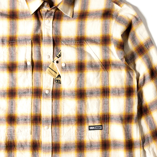 グリップスワニー GRIP SWANY / BRUSHED CHECK SHIRTS / GSMSH-071