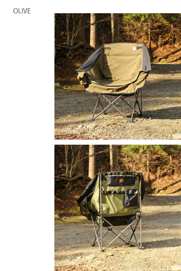 grn outdoor / 60/40 CLOTH SINGLE SOFA CHAIR (GO3402F) (BLACK / BROWN / OLIVE) (ジーアールエヌアウトドア) (2023春夏)_4