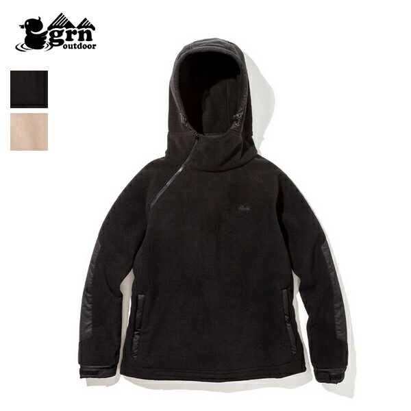 20%OFF / grn outdoor / NETALI HOODY (GO9206F) (BLACK / BEIGE) (grnアウトドア)