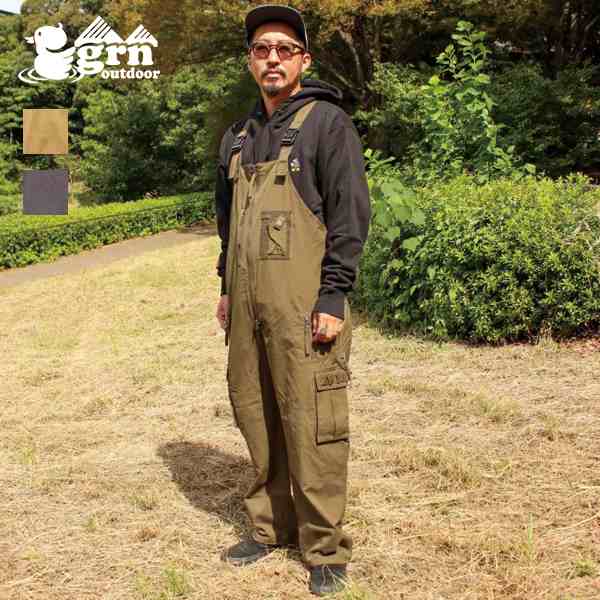 grn outdoor / HIASOBI HONKI BIG BEN OVERALL (GO3228Q) (grnアウトドア) (難燃素材) (焚火)