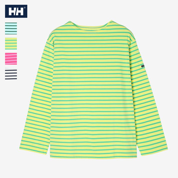 ヘリーハンセン HELLY HANSEN / ロングスリーブ HH マリンボーダーボートネックティー / HM32620 / 吸汗速乾性 抗菌防臭性 / UVケア / レギュラーシルエット / ユニセックス / 2026春夏
