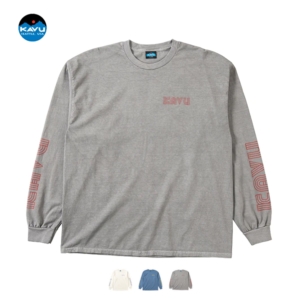 20%OFF / KAVU カブー / Sleeve Print LS Tee スリーブプリント ロングスリーブTシャツ (19821927) (2023秋冬) (ネコポス配送)の通販は 5,148円
